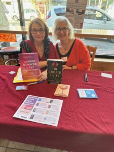 Randy Susan Meyers and me at the Book Fair